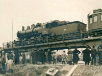Savska cesta, nadvožnjak Jukićeva-Crnatkova, probna vožnja 1932. godine